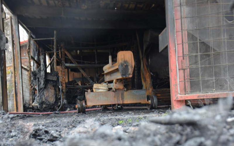 A fire Friday caused major damage to Young’s BBQ &amp;amp; More, located at E.E. Ohnmeiss Drive and U.S. Highway 281 South. MONIQUE BRAND | DISPATCH RECORD