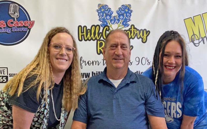 Hill Country Radio is a new Lampasas station that was founded by Christy Bartt, Ken Gontarek and Casey Campbell, pictured left to right. courtesy photo | hill country Radio