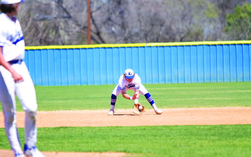 HUNTER KING | DISPATCH RECORD Timber Gholson continues to hold down the second base position for the Badgers.