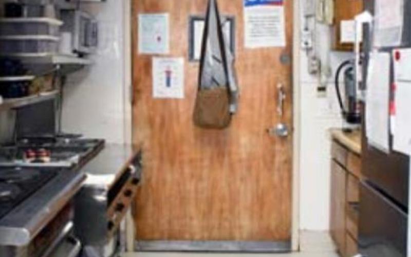 The small, outdated kitchen no longer functions well for the hospital. VERONICA BUTLER | DISPATCH RECORD
