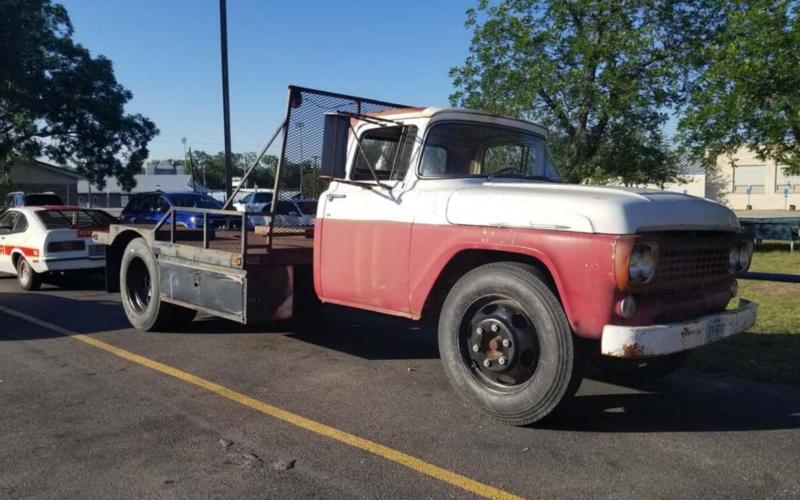 Alan Harry showed off his refurbished 1958 F-600 truck at the June Classics at the Classic gathering in town. He bought the vehicle from a southern Idaho farmer who used it to haul potatoes. COURTESY PHOTO