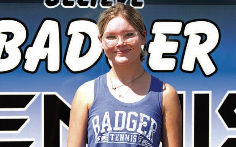 Name: Peyton Rich Class: Senior Sport: Tennis Favorite Teacher or Coach: Ms. Hinds Favorite Place in Lampasas: Sonic One Person You Look Up To: Ben Carson Main Goal This Season: Move up multiple spots