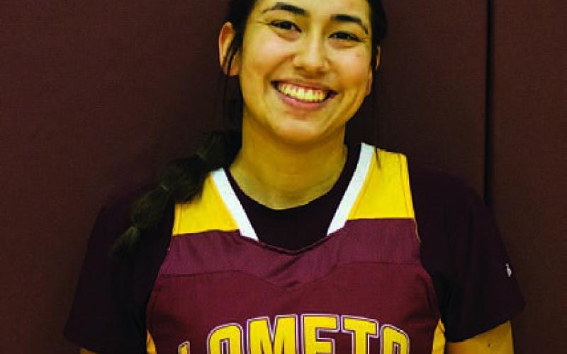 Name: Mia Crain Class: Senior Sport: Volleyball, Basketball, Track and Tennis Favorite Movie: Toy Story Favorite Midnight Snack: Cheetos Favorite Social Media: TikTok Main Goal This Season: To go far in the playoffs