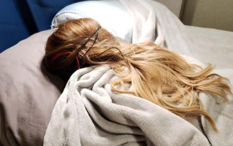 Wearing an eye mask can be a great way to create a dark, comfortable environment ideal for sleeping. COURTESY PHOTO