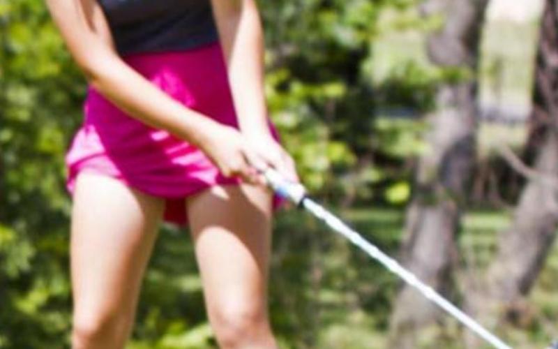 Kenlee Turner shot an 80 on her home course Wednesday after recording a personal-best 79 at San Saba. MONIQUE BRAND | DISPATCH RECORD