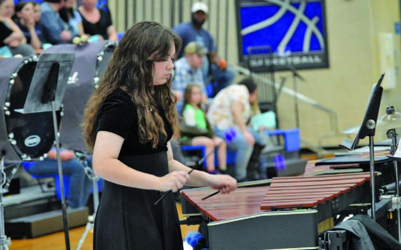 Student bands hold spring concert