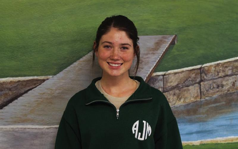 Name: Addison Jacks Class: Senior Sport: Golf Favorite Movie: Avatar Favorite Midnight Snack: Cheez-itz Favorite Social Media: TikTok Main Goal This Season: Make it to state