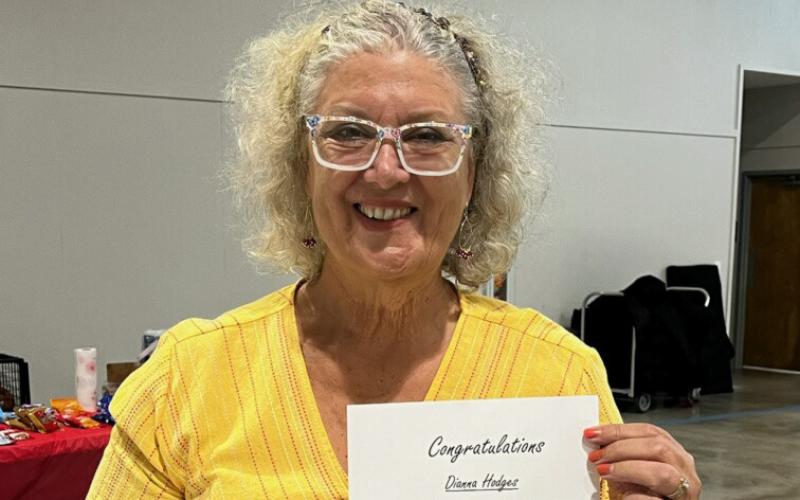 Dianna Hodges has donated seven gallons of blood. court esy photo