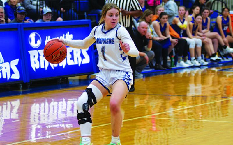 Aspen Wheeler helped change Tuesday’s game with her work on the defensive end. HUNTER KING | DISPATCH RECORD