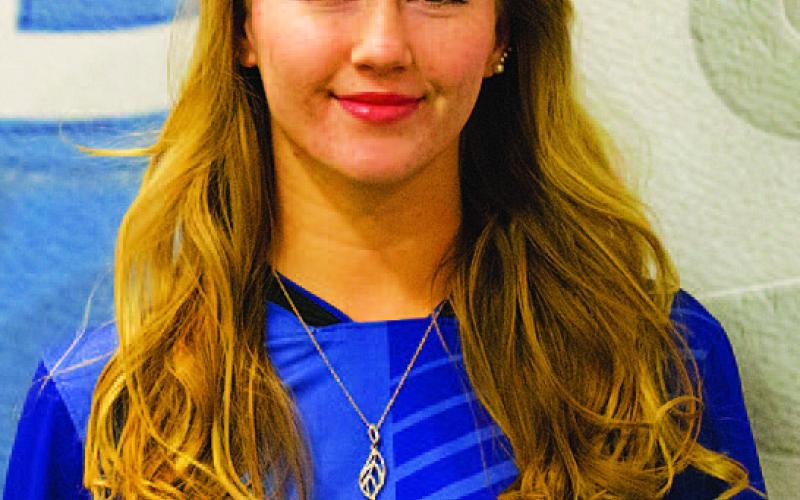 Name: Eden Gibson Class: Sophomore Sport: Soccer Favorite Teacher or Coach: Coach Burnside Favorite Place in Lampasas: The park One Person You Look Up To: My momma Main Goal This Season: To learn defense