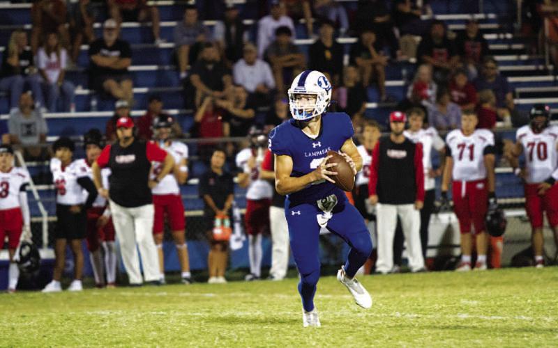 Bryson Roberts got his first start at quarterback last season against Lorena. HUNTER KING | DISPATCH RECORD