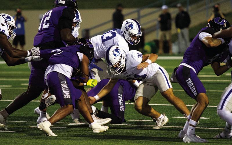 Tate Langford will be a leader on the Lampasas defense this season.