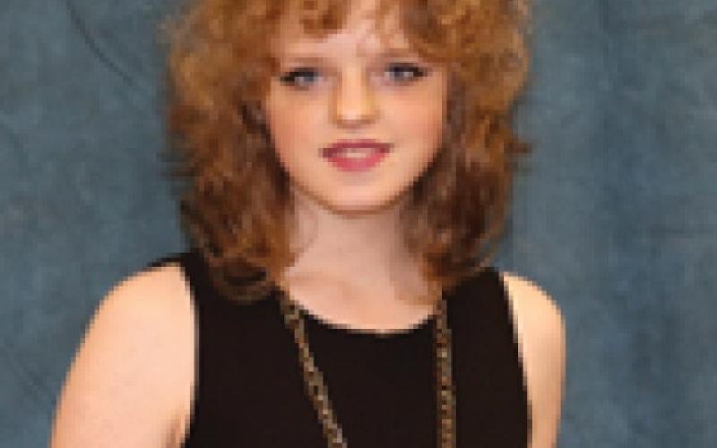 Katelyn Martin was among 24 area 4-H members named as a Gold Star Award winner during the annual District 7 4-H awards banquet in Coleman. courtesy photo