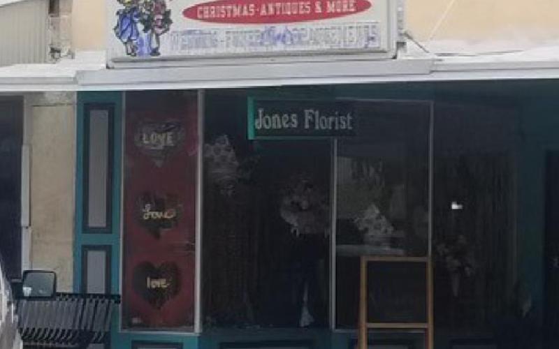 The Jones Florist storefront is shown before its recent update. MONIQUE BRAND | DISPATCH RECORD