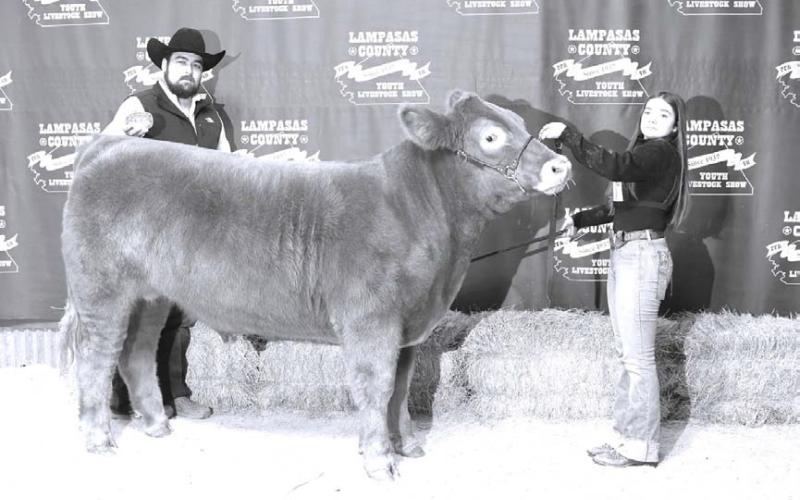 Jewel Groves earned the senior showmanship award at this year’s livestock show. JOYCESARAH MCCABE | DISPATCH RECORD