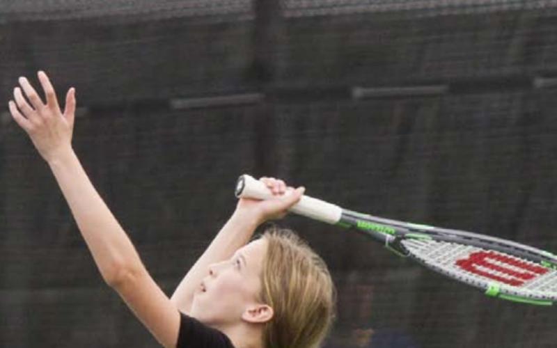Tennis camp keeps players busy