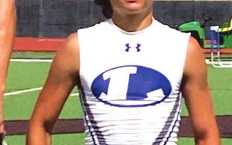 Asa White finished fourth in the 110-meter hurdles. That was enough for him to move on to the regional meet. COURTESY PHOTO
