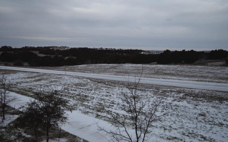 The Central Texas area just south of Lampasas received a light dusting of snow Tuesday – just enough to make some yearn for a snowy play day. ERICK MITCHELL | DISPATCH RECORD