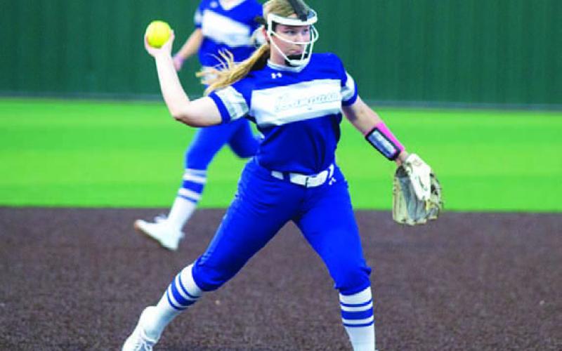 HUNTER KING | DISPATCH RECORD Kamryn Kothmann has been solid at third for the Lady Badgers.