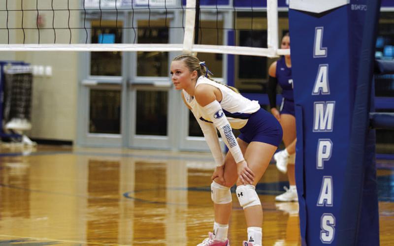 HUNTER KING | DISPATCH RECORD Scout Barton will continue to be a constant presence in the rotation for Lampasas.