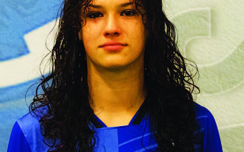 Name: Lona Hinson Class: Senior Sport: Soccer and Track Favorite Teacher or Coach: Coach Burnside Favorite Place in Lampasas: Walmart One Person You Look Up To: My mom Main Goal This Season: To win