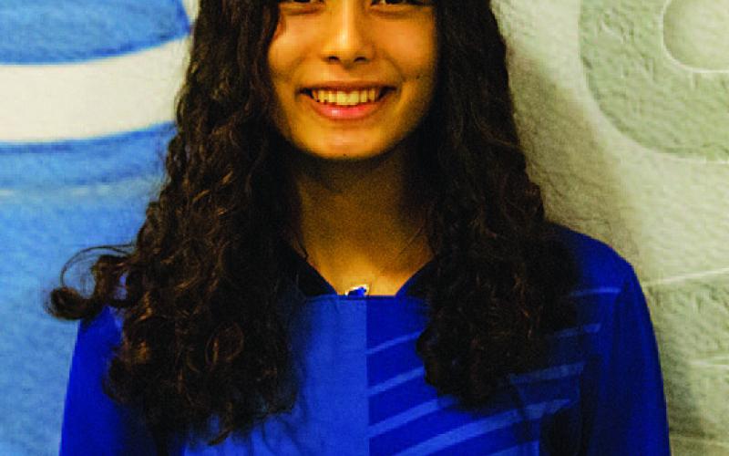 Name: Emma Miller Class: Freshman Sport: Soccer Favorite Teacher or Coach: Coach Kim Burnside Favorite Place in Lampasas: Any food or drink place One Person You Look Up To: Jesus Main Goal This Season: To learn to be confident in myself