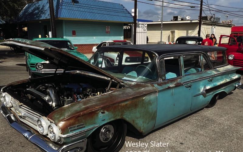 COURTESY PHOTO | MIKE NICHOLS Wesley Slater’s 1960 Chevy Nomad Impala Wagon won runner-up honors for Best in Show.
