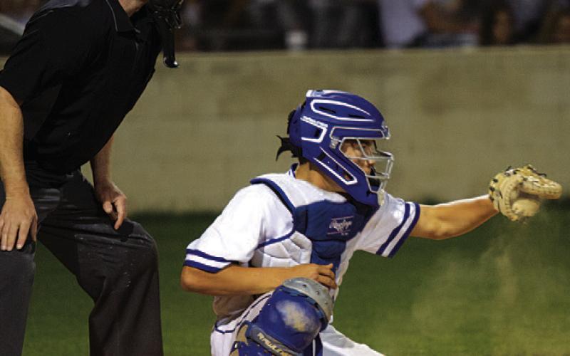 Corbin Kepler has taken over catching duties recently, as Elijah Calderon has moved to shortstop. HUNTER KING | DISPATCH RECORD