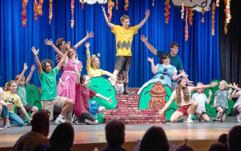Students perform Charlie Brown-inspired play