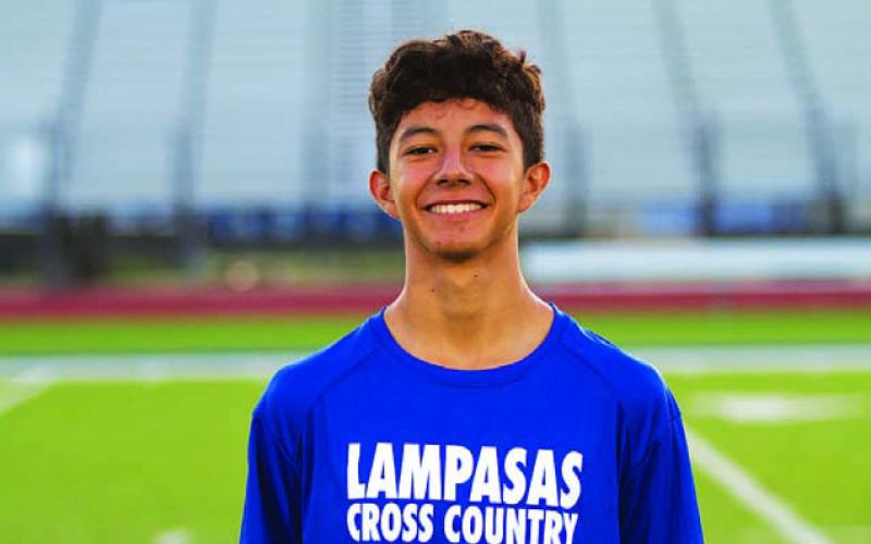 Name: Carlos Rodriguez Class: Sophomore Sport: Cross Country, Track and Soccer Favorite Teacher or Coach: My dad Favorite Place in Lampasas: Grace Fellowship One Person You Look Up To: My brother Juan Rodriguez Main Goal This Season: To make a personal record