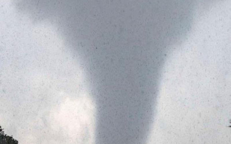 In the first week of May, a tornado was seen near Oakalla, and softball-sized hail was reported in the Kempner area. FACEBOOK PHOTO