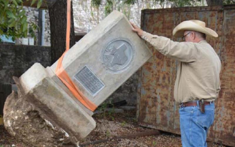 Historical monument relocated