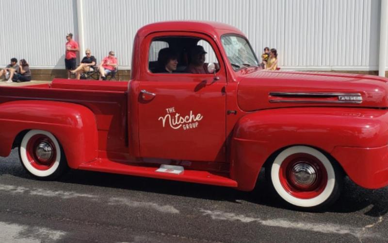 Riding in classic style for festival