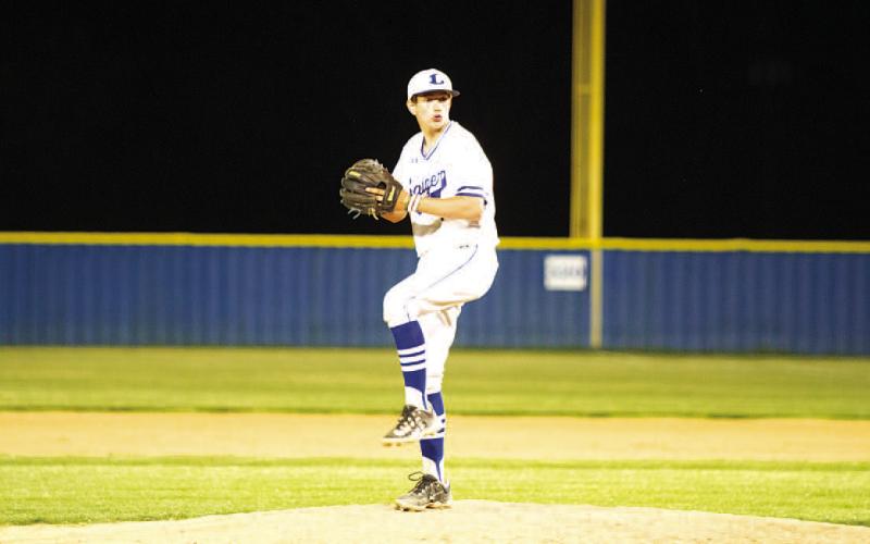 Calvin Phelps finished his season with eight shutout innings on the mound for Lampasas. FILE PHOTO