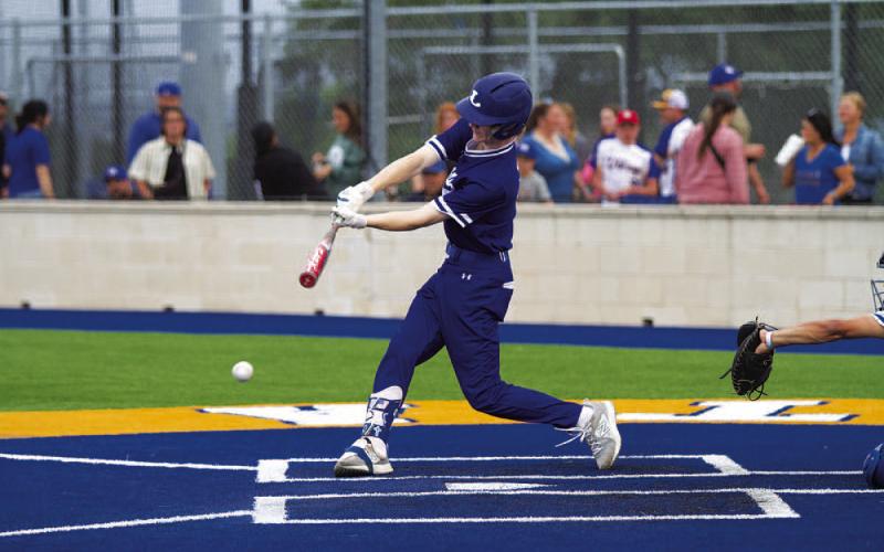 FILE PHOTO Peyton Sisson manned centerfield and the leadoff spot most of this season.