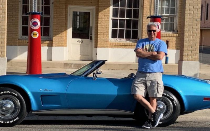 Craig Benton displays his 1975 Corvette. A show for classic vehicles such as this one is scheduled Saturday from 9 a.m. to 2 p.m. at Storm’s Drive-In. COURTESY PHOTO