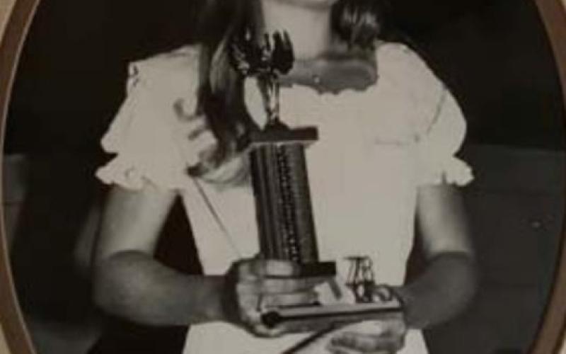 Pam Willis is shown with her trophy for Miss Spring Ho 1978. COURTESY PHOTO