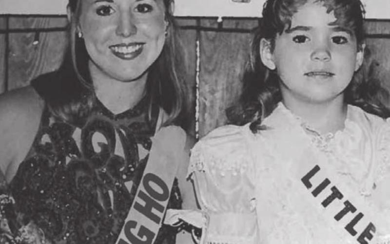 Miss Spring Ho 1999 Sarah Floerke reigned with Little Miss Cabri Carpenter. COURTESY PHOTO