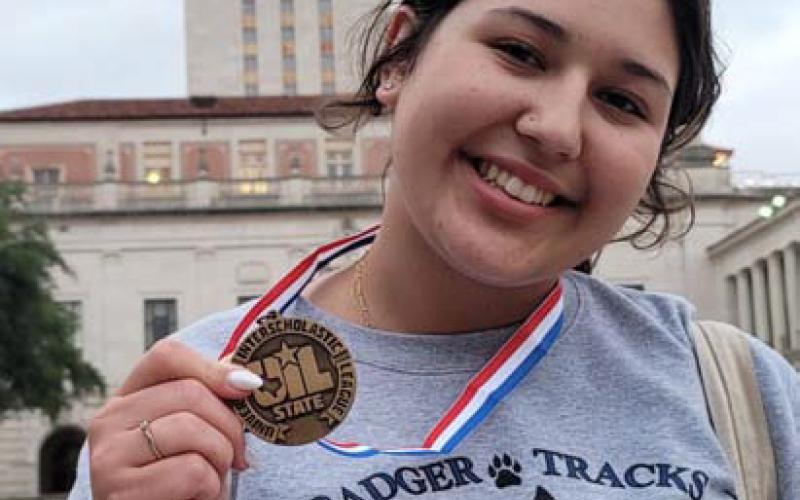 COURTESY PHOTO Jade Arzola placed sixth in Feature Writing.
