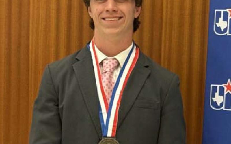 Cale Wheeler placed second in Informative Extemporaneous Speaking. COURTESY PHOTO