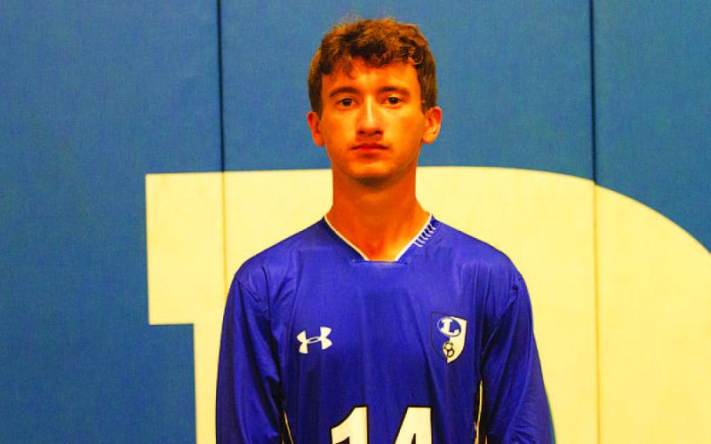 Name: Tyler Ecker Class: Senior Sport: Soccer, Tennis and Cross Country Favorite School Subject: History Favorite Vacation: England One Person To Meet: My big brother Main Goal This Season: Score a goal