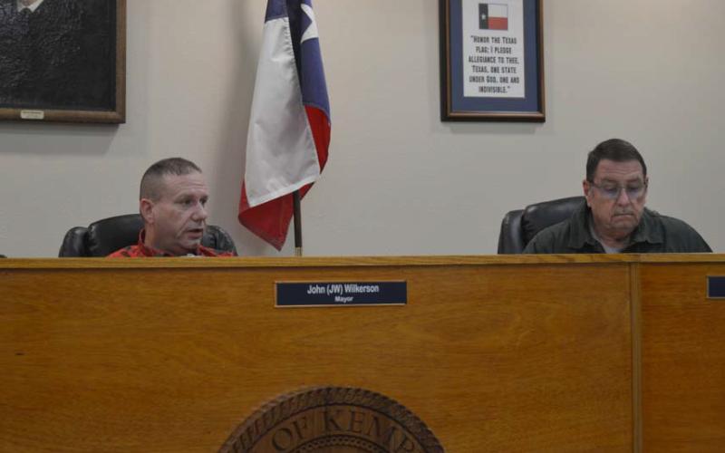 Mayor John Wilkerson said sales tax revenues can be utilized to make improvements to Pecan Street and Pedernales Lane, although there is not enough revenue to also work on Pecos Lane. Erick Mitchell | Dispatch Record