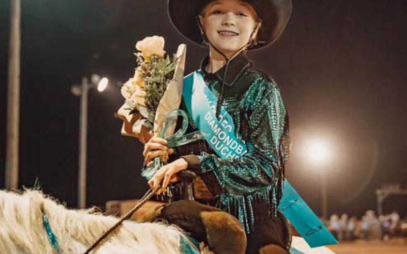 Allie Urich was named Diamondback Jubilee Rodeo Duchess. courtesy photo | candace pauly
