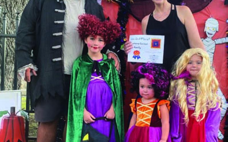 The Cleavinger clan secured second place in the costume contest’s family division. COURTESY PHOTO