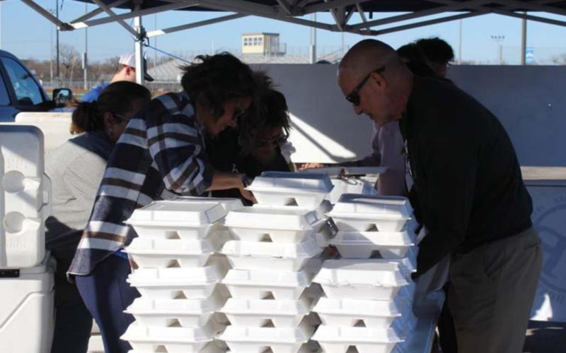 Drive-through meal offered to thank teachers