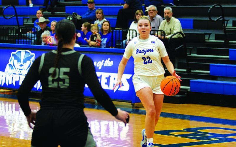 HUNTER KING | DISPATCH RECORD Kenedi Smart is one of the senior leaders for the young Lady Badgers.