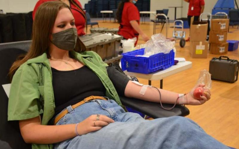 School, church collaborate in Red Cross blood drive