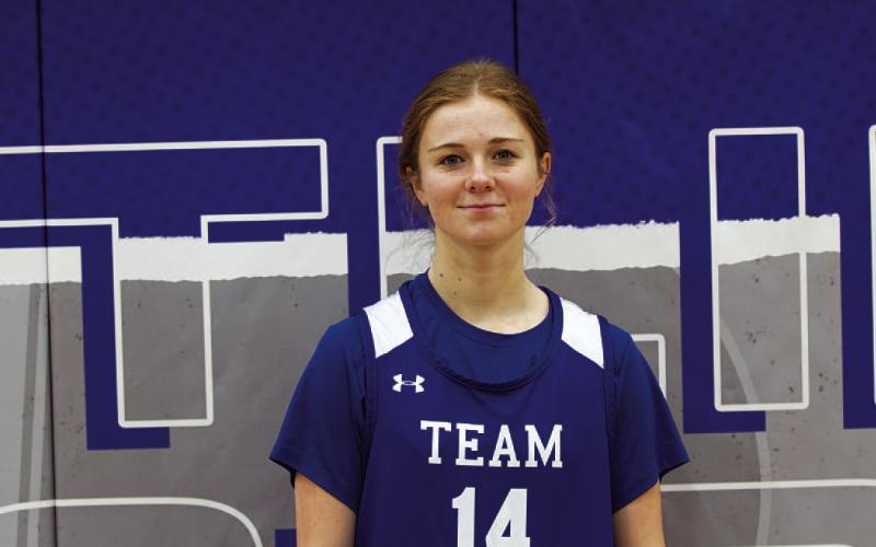 Name: Kari Kepler Class: Sophomore Sport: Basketball, Volleyball and Soccer Favorite Teacher or Coach: Coach Brookreson Favorite Place in Lampasas: Mojo’s, Bush’s or Mimi’s One Person You Look Up To: My sister Kinzlee Main Goal This Season: Don’t give up offensive rebounds