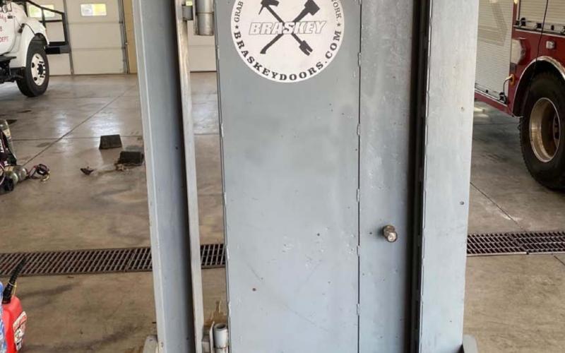 With this new training door, firefighters can refresh their techniques and gain knowledge for proper forcible entry that may be required during an emergency. COURTESY PHOTO