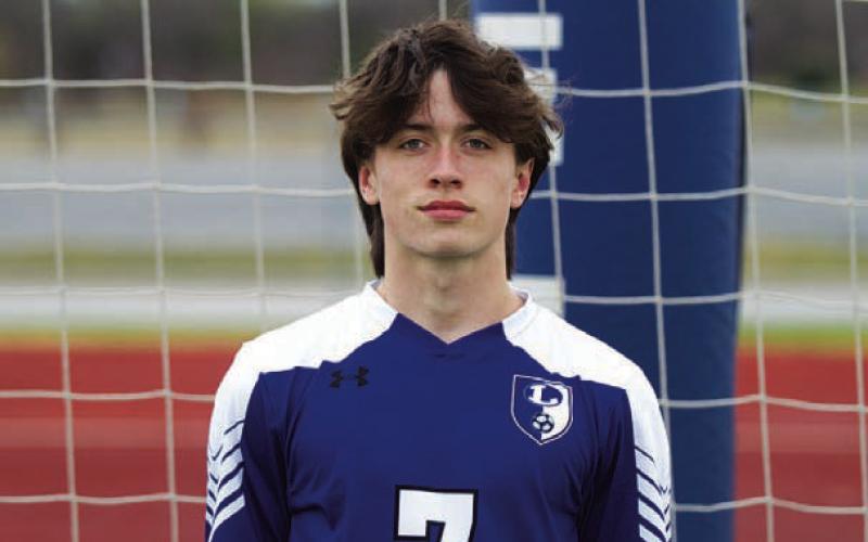 Name: Cooper Pfaltzgraff Class: Junior Sport: Soccer Favorite Movie: Interstellar Favorite Midnight Snack: Pretzels and cheese Favorite Social Media: TikTok Main Goal This Season: Score goals